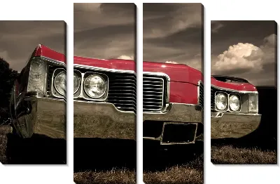 Модульная картина Ретро автомобиль (Retro car) №27