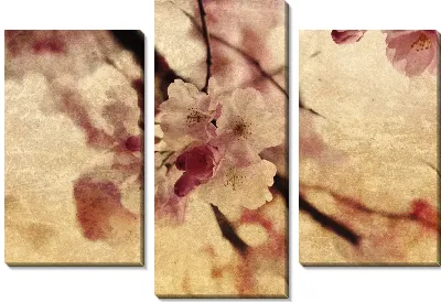 Модульная картина Цветы весной (Flowers in spring)