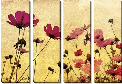Модульная картина Цветы весной (Flowers in spring) №2