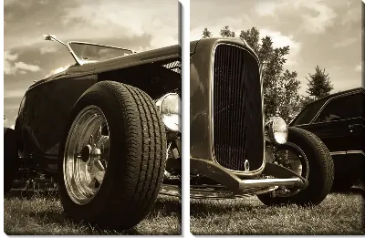 Модульная картина Ретро автомобиль (Retro car) №29