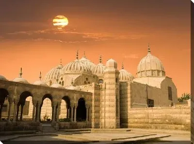 Закат в одном из городов Египта (Set in one of the cities in Egypt)