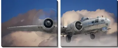 Модульная картина Самолет (Plane) №17