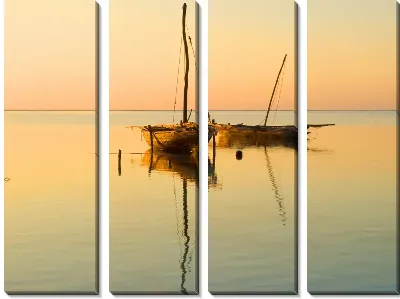 Модульная картина Лодки (Boats) №9