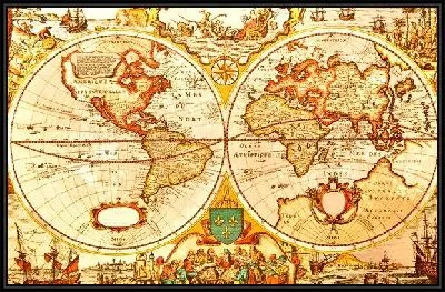 Старинная карта (Old map)