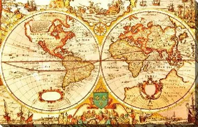 Старинная карта (Old map)