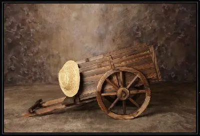 Картина Повозка с соломенной шляпой (Wagon with straw hat)