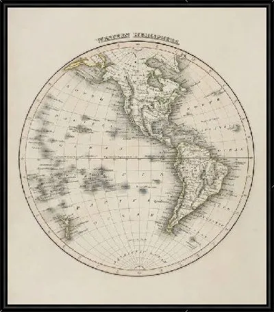 Картина Старинная карта (Old map) №2