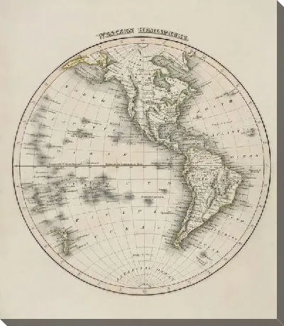 Постер Старинная карта (Old map) №2