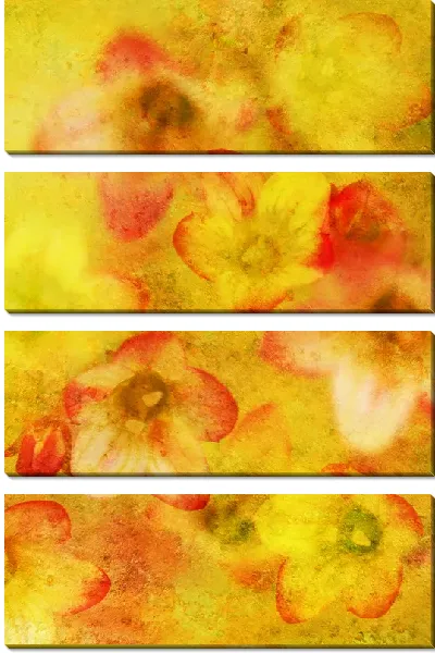 Модульная картина Цветочный орнамент (Floral ornament)