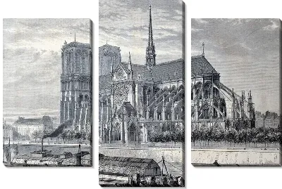 Модульная картина Готический собор (Gothic cathedral)