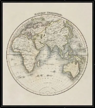 Старинная карта (Old map) №3