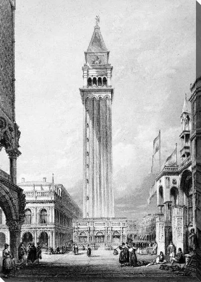 Постер Колокольня в Венеции (The bell tower in Venice)