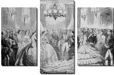 Модульная картина Бал (Ball) №3