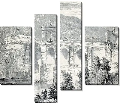 Модульная картина Акведук (Aqueduct) №5