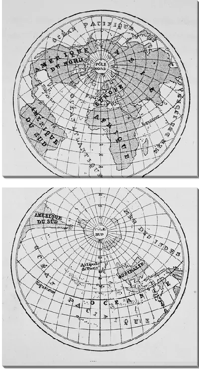 Модульная картина Старинные карты (Old maps)