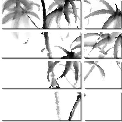 Модульная картина Бамбук (Bamboo) №8