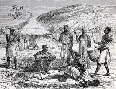 Плакат Племя в Африке (Tribe in Africa)
