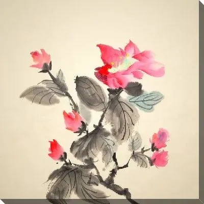 Картина маслом Цветы (Flowers) №117