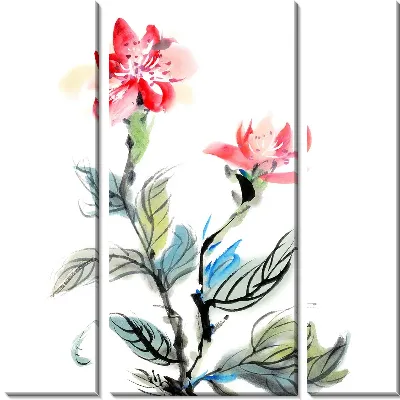Модульная картина Цветы (Flowers) №118