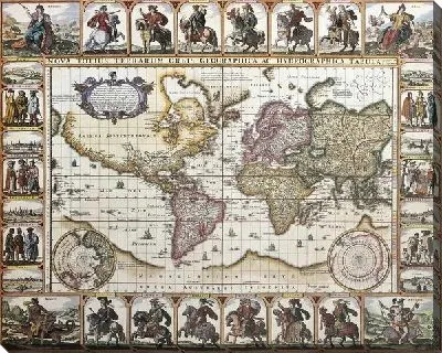 Старинная карта (Old map) №4