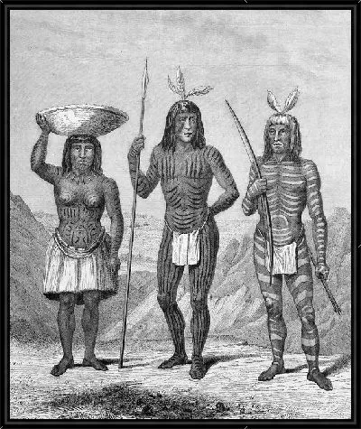 Картина Племя в Африке (Tribe in Africa) №2