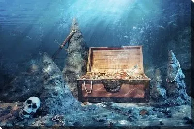 Постер Сундук с золотом (Chest of gold) №2