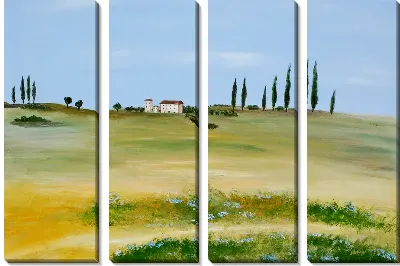 Модульная картина Поле (Field) №22