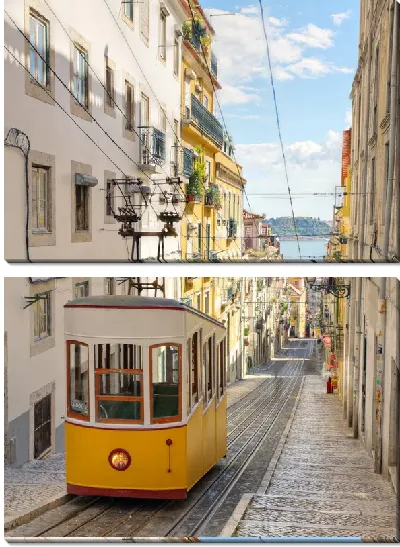 Модульная картина Трамвай (Streetcar) №6