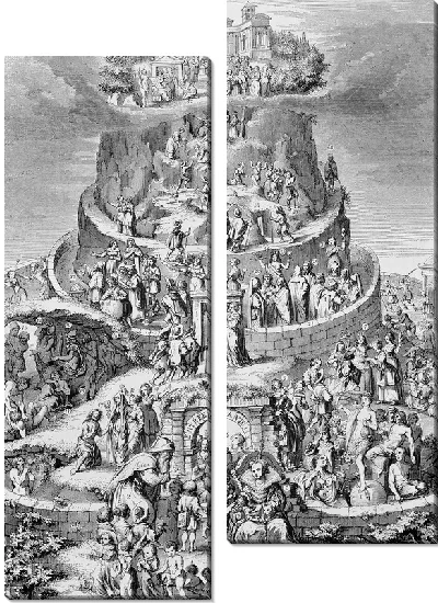 Модульная картина Вавилонская башня (Babel)
