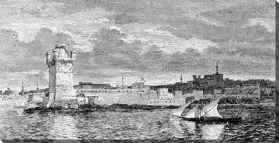 Постер Башня на берегу озера (The tower on the shore of Lake)