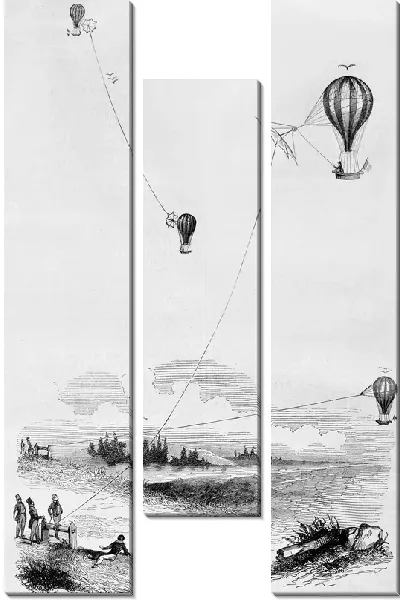 Модульная картина Воздушные шары (Balloons) №3