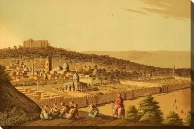 Картина маслом Старинный город (The ancient city) №6