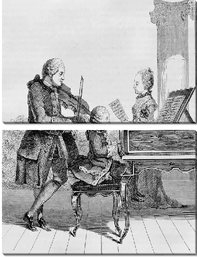 Модульная картина Музыканты (Musicians) №4