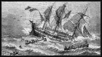 Картина Корабль в шторм (Ship in storm) №2