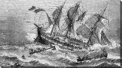 Постер Корабль в шторм (Ship in storm) №2
