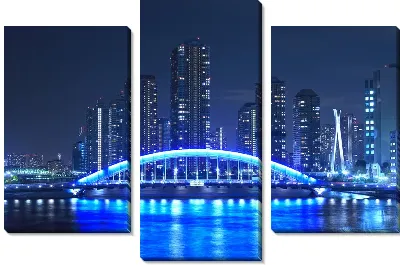 Модульная картина Ночной город (Night city) №5