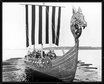 Картина Лодка викингов (Viking boat)