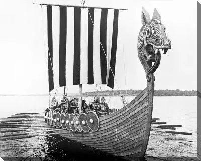 Постер Лодка викингов (Viking boat)