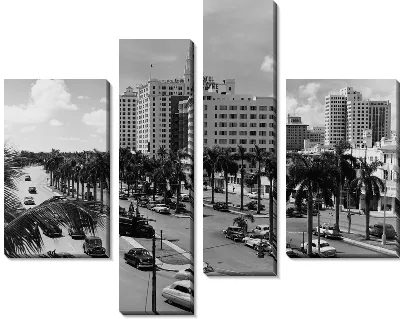 Модульная картина Вид на город (City view) №6