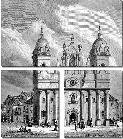 Модульная картина Собор (Cathedral) №9