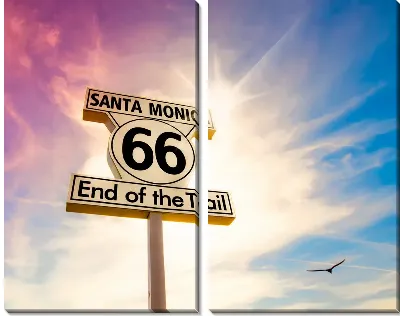 Модульная картина Дорожный знак (Road sign)