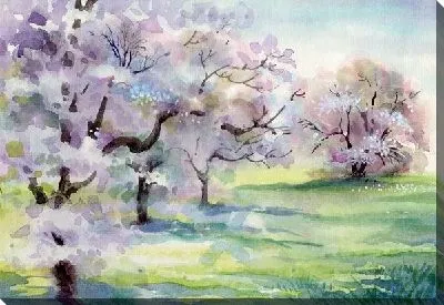 Картина маслом Весна (Spring) №8