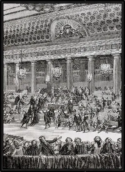 Картина В здании парламента (The parliament building)
