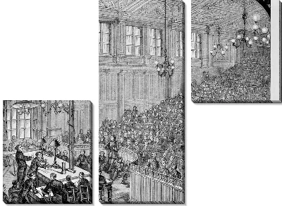 Модульная картина В здании парламента (The parliament building) №2
