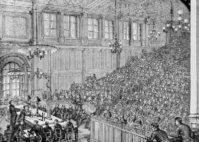 Плакат В здании парламента (The parliament building) №2