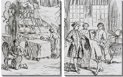 Модульная картина У портного (The tailor) №2