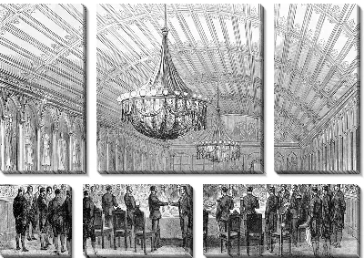 Модульная картина В здании парламента (The parliament building) №3