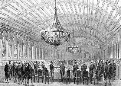 Плакат В здании парламента (The parliament building) №3