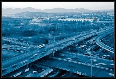 Картина Дорожная развязка (Road junction)