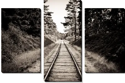 Модульная картина Железная дорога (Railroad) №11